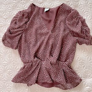 Paper Crane Maroon Top